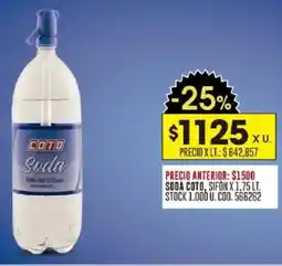Coto Soda coto, sifon oferta