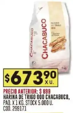 Coto Chacabuco harina de trigo 000 paq. oferta