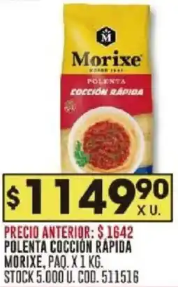 Coto Morixe polenta cocción rapida paq. oferta