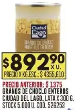 Coto Ciudad del lago granos de choclo enteros lata oferta