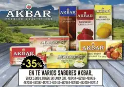Coto Akbar en té varios sabores oferta