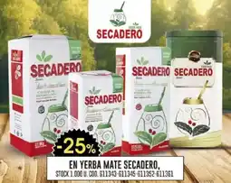 Coto Secadero en yerba mate oferta
