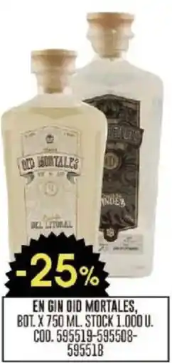 Coto Oid mortales en gin bot. oferta