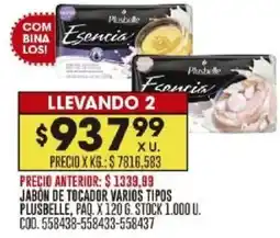 Coto Plusbelle jabón de tocador varios tipos paq. oferta