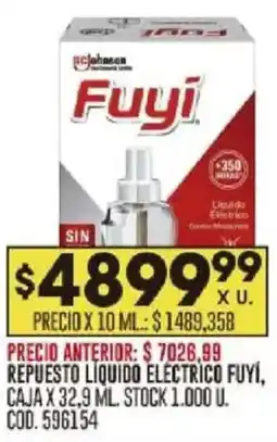 Coto Fuyi̇ repuesto líquido eléctrico caja oferta