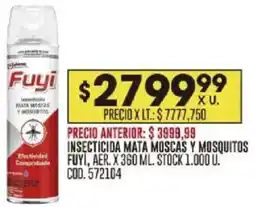 Coto Fuyi insecticida mata moscas y mosquitos aer. oferta