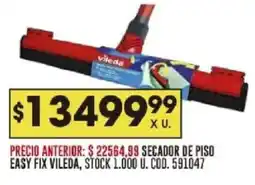 Coto Vileda secador de piso easy fix oferta