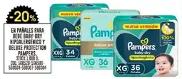 Coto Pampers en pañales para bebé baby-dry hipoalergénico y deluxe protection oferta