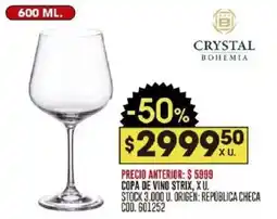 Coto Strix copa de vino oferta