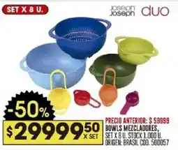 Coto Joseph duo bowls mezcladores oferta
