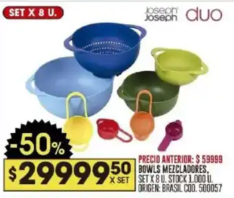 Coto Joseph duo bowls mezcladores oferta