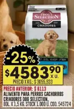 Coto Dog selection alimento para perros cachorros criadores oferta