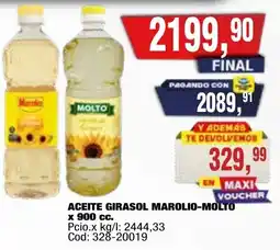 Maxiconsumo Marolio-molto aceite girasol oferta