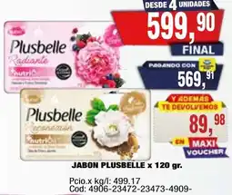Maxiconsumo Plusbelle jabon oferta