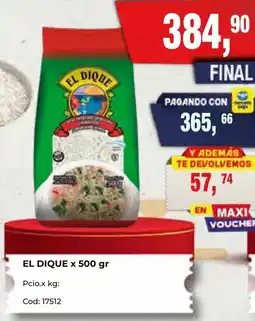 Maxiconsumo El dique oferta