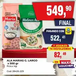 Maxiconsumo Ala marias g. largo oferta