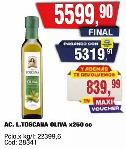 Maxiconsumo Ac. l.toscana oliva oferta