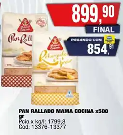 Maxiconsumo Pan rallado mama cocina oferta