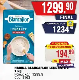 Maxiconsumo Blancaflor leudante harina oferta