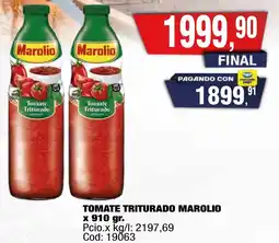 Maxiconsumo Marolio tomate triturado oferta