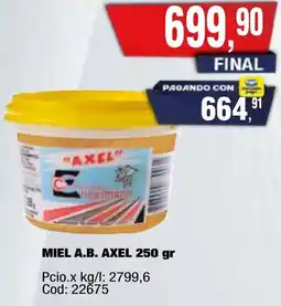 Maxiconsumo Axel miel a.b. oferta