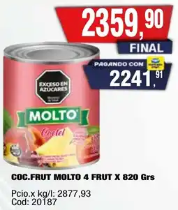 Maxiconsumo Molto coc.frut 4 frut oferta