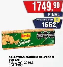 Maxiconsumo Marolio salvado galletitas oferta