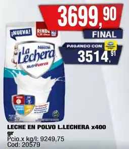 Maxiconsumo L.lechera leche en polvo oferta