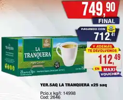 Maxiconsumo La tranquera yer.saq oferta