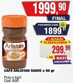 Maxiconsumo Arlistán café suave oferta