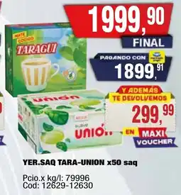 Maxiconsumo Tara-union yer.saq oferta