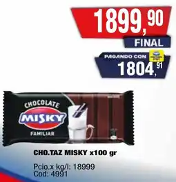 Maxiconsumo Misky cho. taz oferta