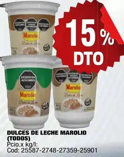 Maxiconsumo Marolio dulces de leche oferta