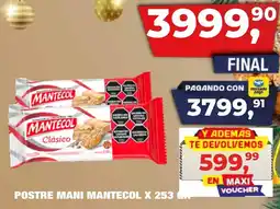 Maxiconsumo Mantecol postre mani oferta