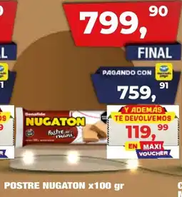 Maxiconsumo Postre nugaton oferta