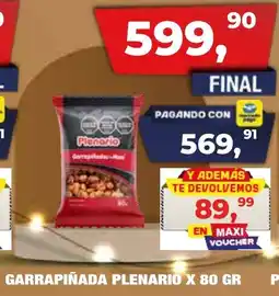 Maxiconsumo Plenario garrapiñada oferta