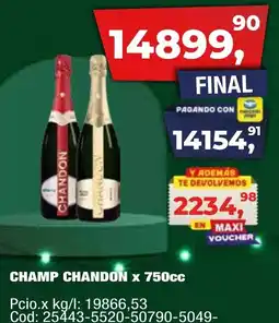 Maxiconsumo Champ chandon oferta