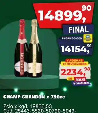 Maxiconsumo Champ chandon oferta