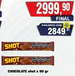 Maxiconsumo Shot chocolate oferta
