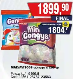 Maxiconsumo Mini gongys malvaviscos oferta