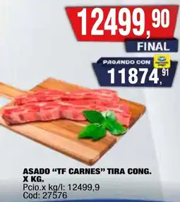 Maxiconsumo Tf carnes asado tira cong. oferta
