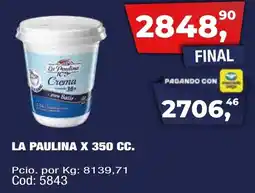 Maxiconsumo La paulina oferta