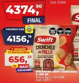Maxiconsumo Swift crunchies bocaditos oferta
