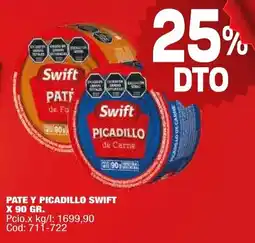 Maxiconsumo Swift pate y picadillo oferta