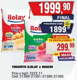Maxiconsumo Ilolay yogurth oferta
