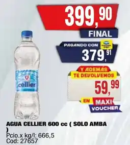 Maxiconsumo Cellier agua oferta