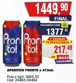 Maxiconsumo Pronto aperitivo oferta