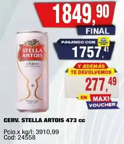 Maxiconsumo Stella artois cerv. oferta