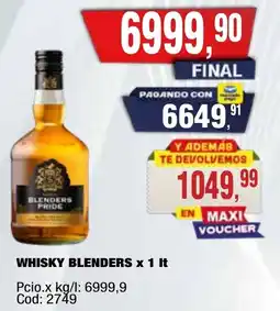 Maxiconsumo Blenders pride whisky oferta