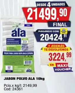 Maxiconsumo Ala jabon polvo oferta